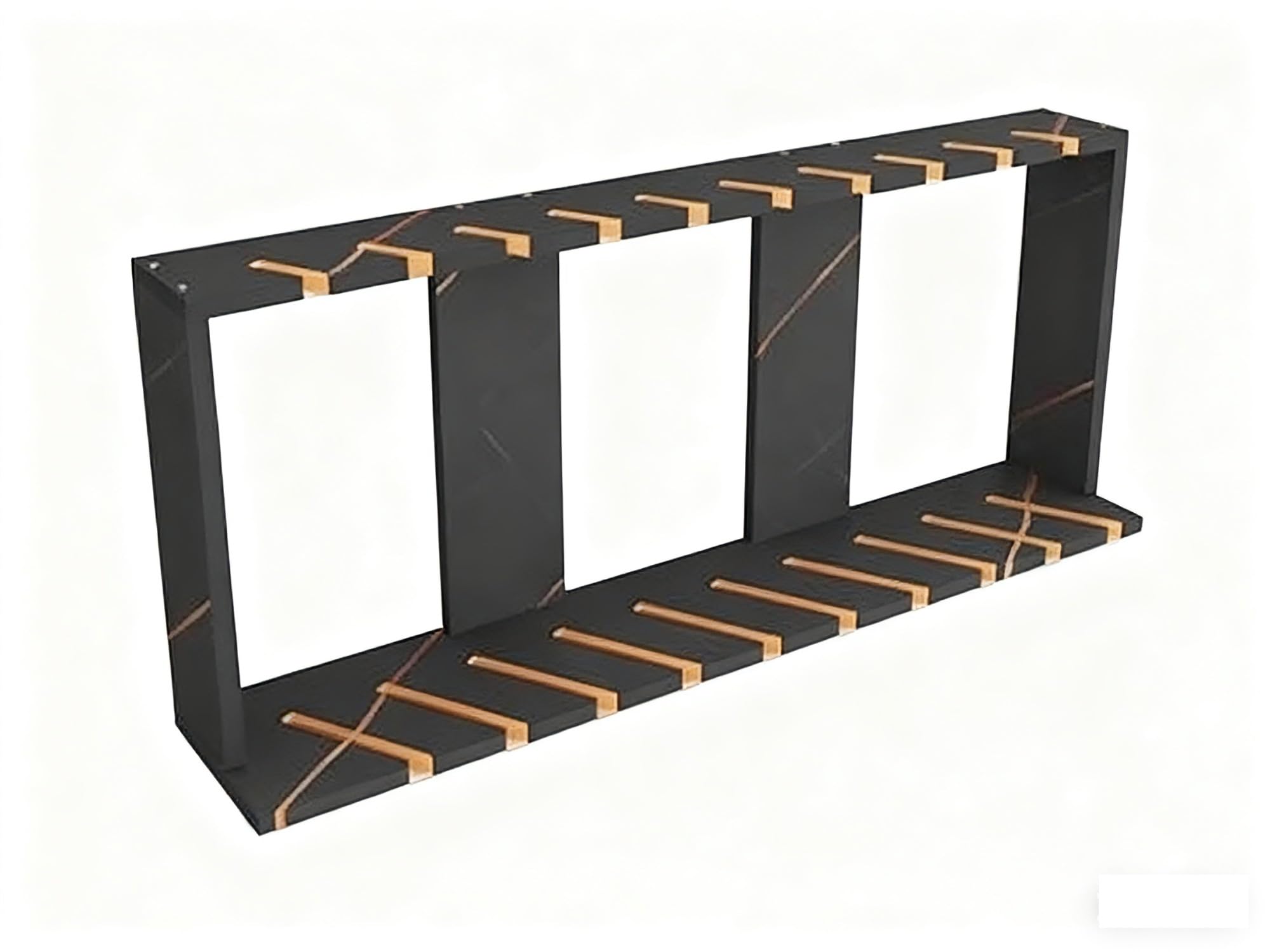 Tile sample rack, tile sample display holder,tier floor standing tiles display stand, sample display rac. Commercial Display Stand for Retail Store(31.4x7.6x16.9in)