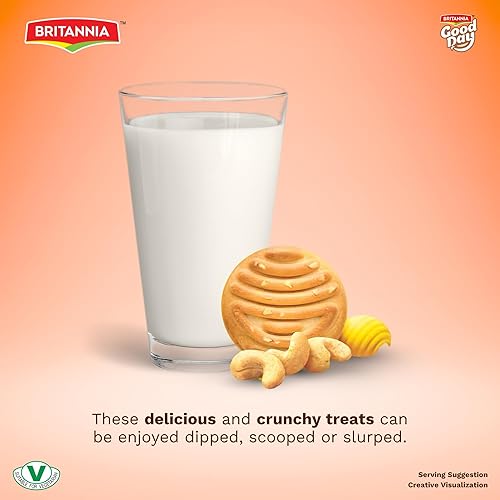 Miniatura 4 de Britannia Galletas de anacardo Good Day, 231 g (8.1 oz) - Galletas crujientes de anacardo, aperitivo perfecto para el té y en cualquier momento
