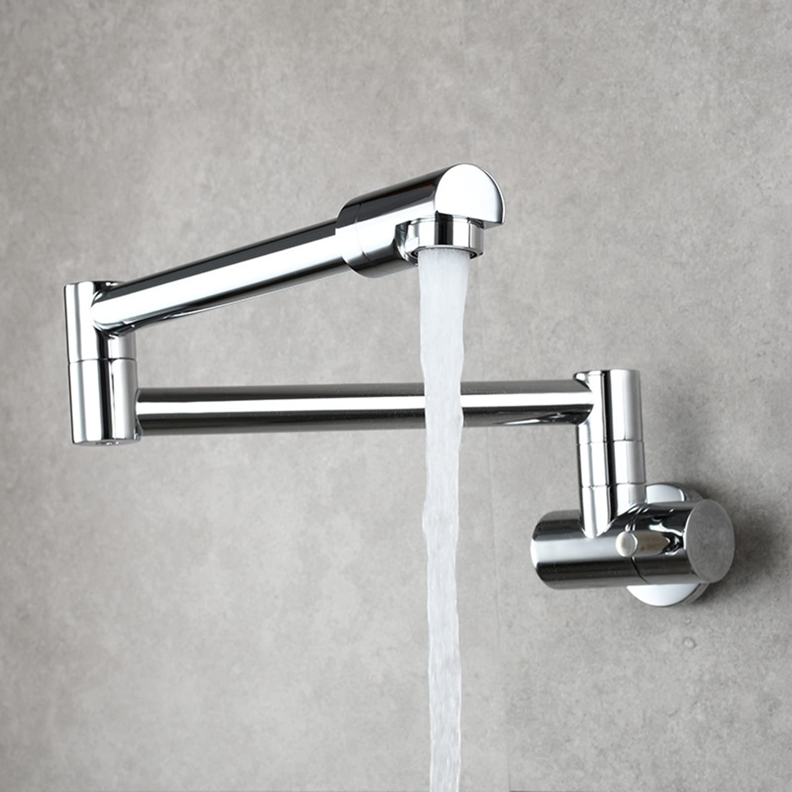 Grifo mezclador de pared con boquilla doble junta para agua fría