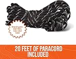 Tente de survie Go Time Gear • Tente d'urgence en mylar pour 2 personnes + paracorde • Protection tous temps pour camping, randonnée et kits de survie • Comprend un sifflet d'urgence