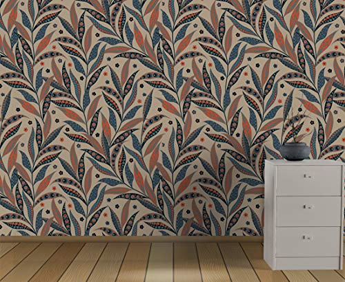 Image of DECOR PRODUCTION Self Adhesive Wallpaper Wall Sticker for Home Decor, Living Room, Bedroom, Hall, Kids Room, Play Room (PVC Vinyl, Water Proof 30 sq.ft) 16x90 Inches Each Strip