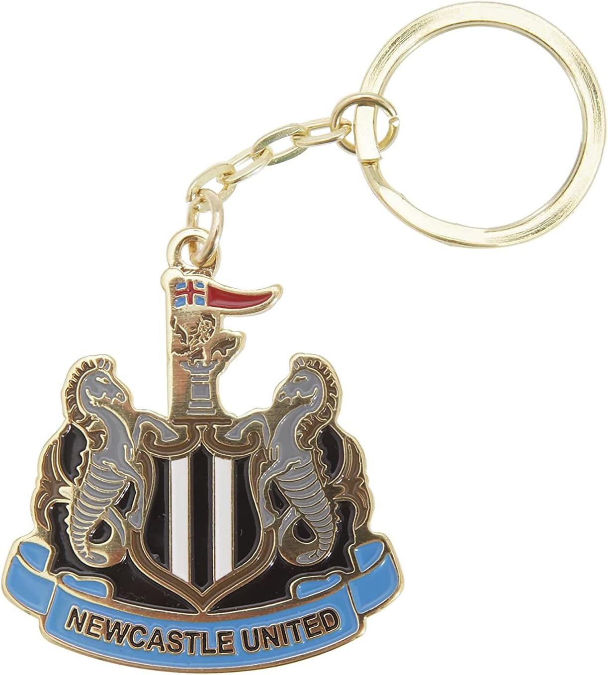 Newcastle key ring: 100% UNITD FC CREST KEY RING