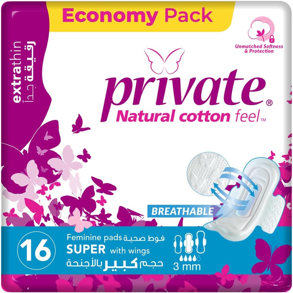 Feminine Napkins Extra Thin Super 16 Pads