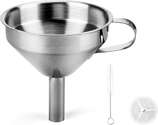 ELEGOO Stainless Steel Resin Funnel Filter Cup for MSLA DLP LCD 3D Printers - Durable 304 Metal Strainer for Smooth Prints