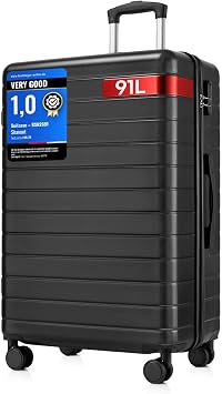 28 Inch Large Suitcase, ABS+PC Hard Shell Check-in Luggage