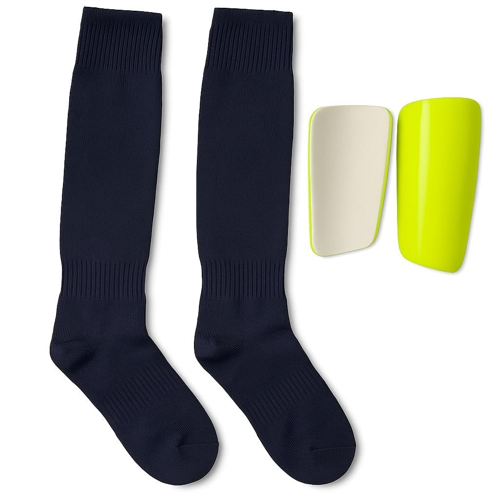 drange football stocking socks with shinguard combo (long over the knee)