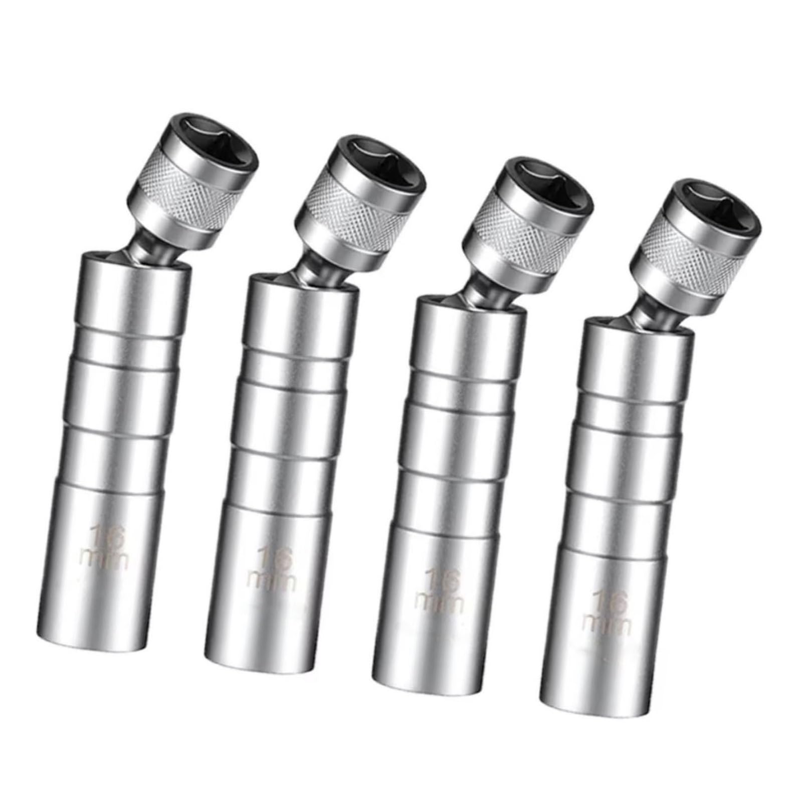 Llave De Enchufe Bujía Magnética Automática Herramienta Extracción De Enchufe De Encendido Delgada Giratoria Fina para Pared 16mm Bujía Giratoria Flexible