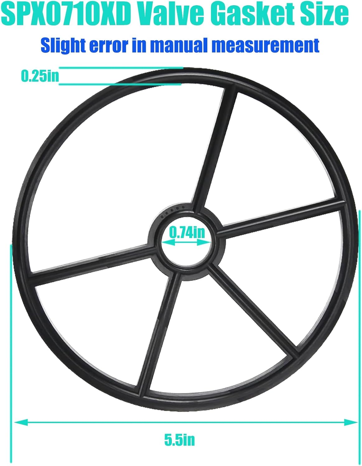 bizhala (3-Pack) SPX0710XD Valve Seat Spider Gasket Compatible with Hayward SPX0710XD for Multiport S200 Series and Pro Series Side-Mount Sand Filter Valves image 4 of 7 B0CZ9HXTPX