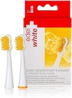 Vista 1 de edel+white -SG8 Sonic Generation 8 Cabezales de repuesto para cepillos de dientes sónicos - Paquete de 2