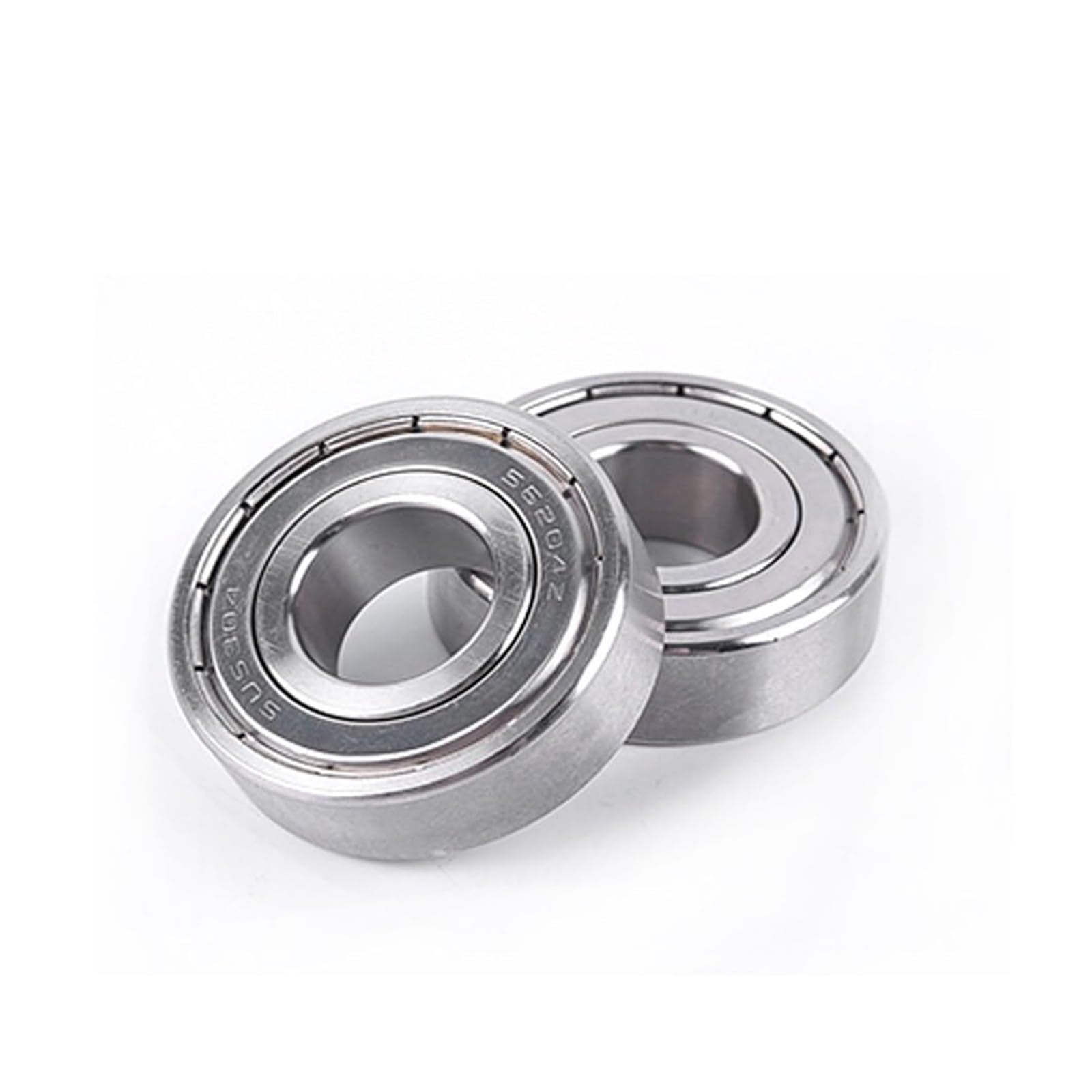 10 sztuk 304C łożyska kulkowe ze stali nierdzewnej gumowe uszczelnione metalowe ekranowane promieniowe S6800 S6801 S6802 S6803 S6804ZZ łożyska kulkowe zwykłe(S6800 10X19X5-6PCS)