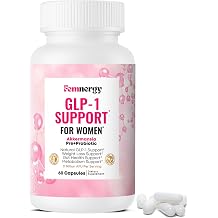 GLP-1 Support Weight Loss Probiotic Prebiotic Supplement for Women | Natural Appetite Suppressant for Metabolism & Gut Health - GLP1 Support for Daily Hunger Control Cravings & Fat Burn