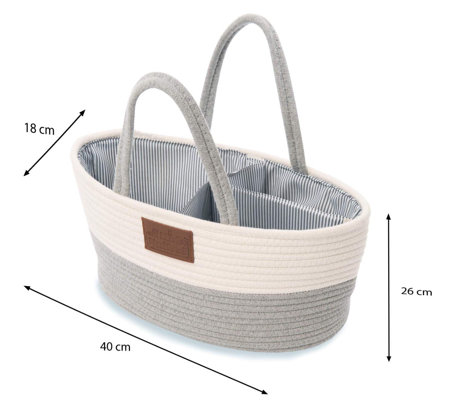 NappyNest | Luier Caddy Organizer - Draagbaar opbergmandje voor luiers
