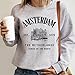 Munla Amsterdam Netherlands Crewneck Sweatshirt - Amsterdam Retro Sweater Souvenir Gift XL Navy