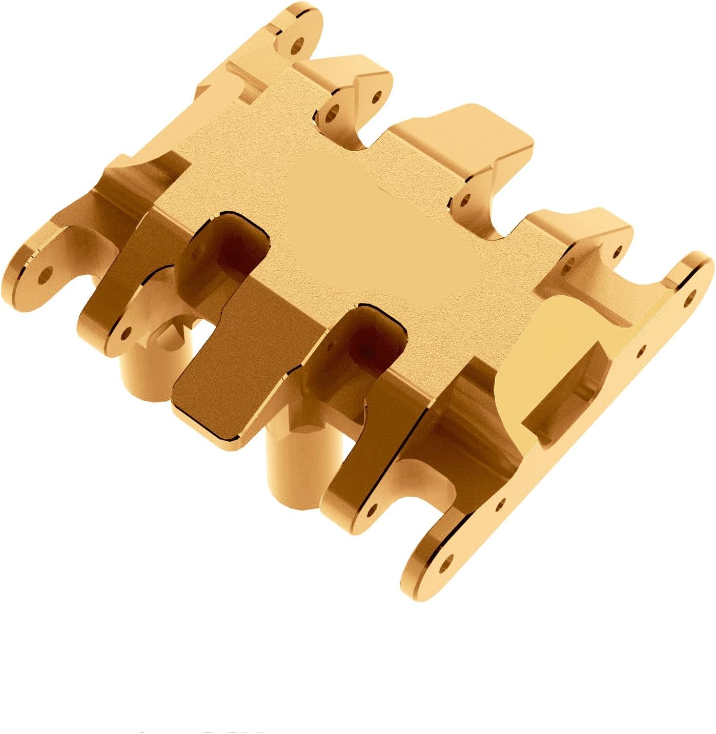 Upgrades Parts Brass Skid Plate for AXIAL 1/30 SCx30 Ford Bronco 4X4 RTR Brushed Rock Crawler-AXI-2048/Jeep WranglerJLU 4X4 RTR Brushed Rock Crawler-AXI-2261 RC Car Chassis Accessories