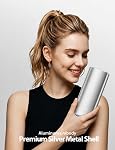 Vaydeer 7 Day Weekly Pill Organizer 2 Times a Day, Metal Am Pm Travel Pill Case, Large Capacity Twice Daily Cute Pill Box for Supplements, Pills, Vitamins and Medication (silver)