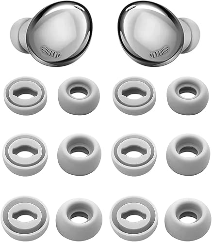 Miniatura 7 de ALXCD Almohadillas compatibles con auriculares Galaxy Buds Pro, SML 3 tamaño 6 pares de almohadillas de repuesto de silicona, compatibles con Galaxy