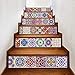 Produktbild Amphia - Europäische kreative 3D-Treppensticker Papier 6 Stück.DIY Schritte Aufkleber abnehmbare Treppe Aufkleber Home Decor Keramikfliesen Muster
