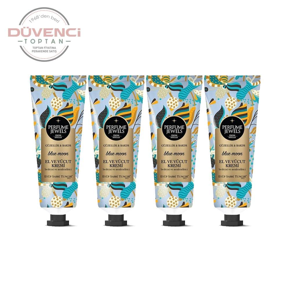 Eyüp Sabri Tuncer Perfume Jewels Blue Moon El ve Vücut Kremi 50 ML x 4 Adet