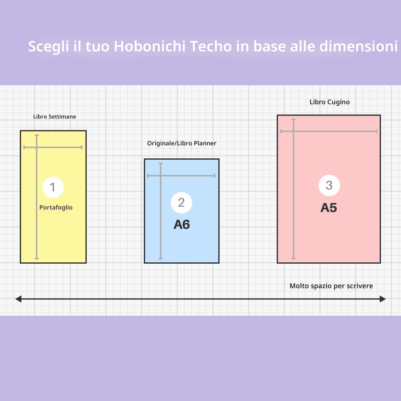 Hobonichi Techo 2026 Day-Free Book – A5, giapponese, mensile, inizio gennaio, inizio lunedì