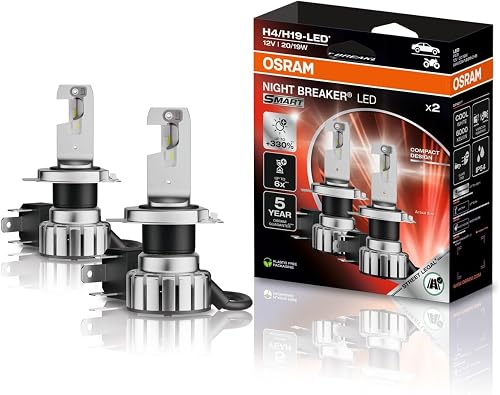 Osram Night Breaker LED Smart H4/H19; up to 330% more bri…