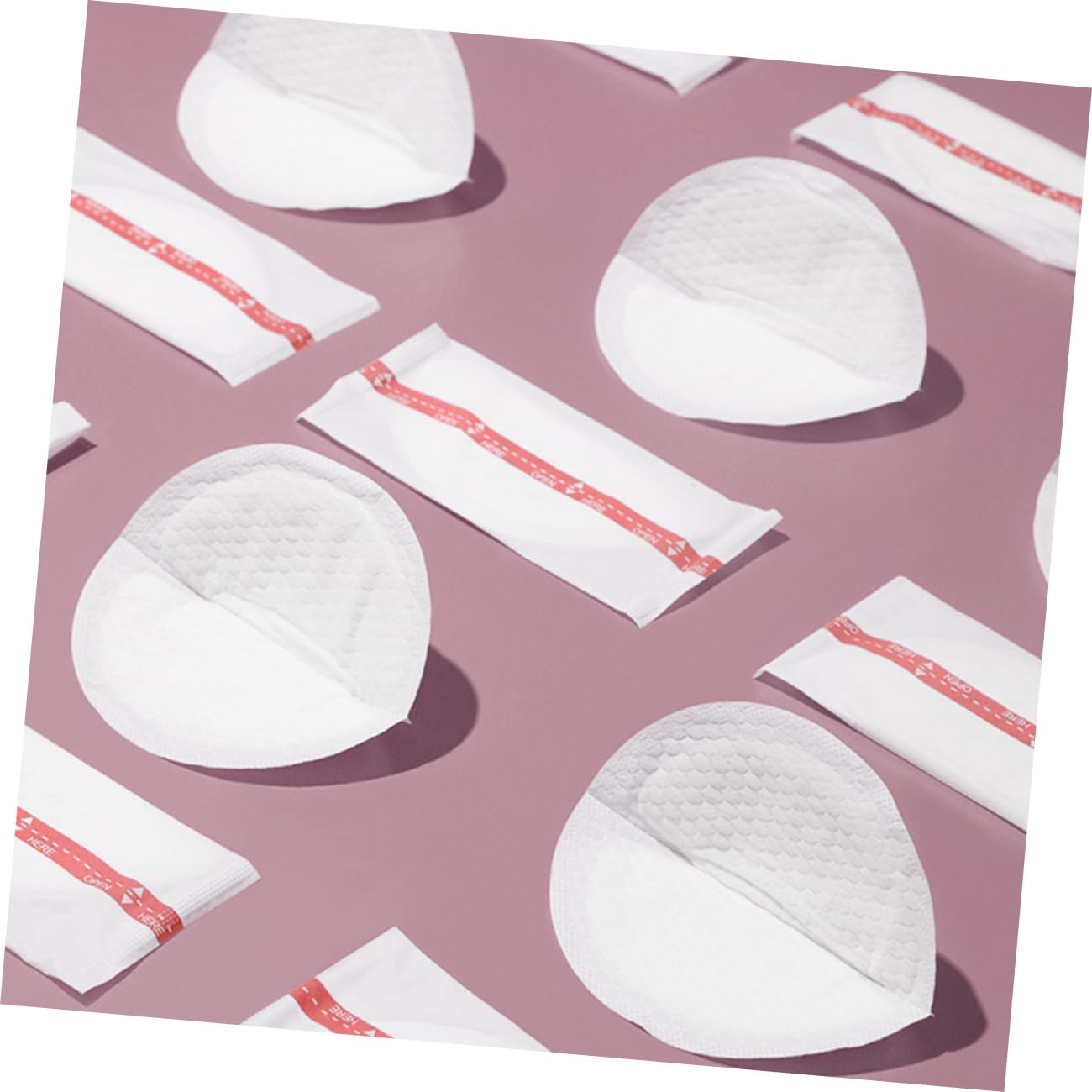 Milisten 100pcs Breast Pads Covers Lactation for Breastfeeding Haves Reusable Relief Milk Breastfeeding Pads Breast Cushion Breastfeeding Nursing Pad Nursing Mat White Non-Woven Fabric