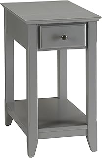 ACME Furniture 82838 Bertie Side Table, Gray, One Size