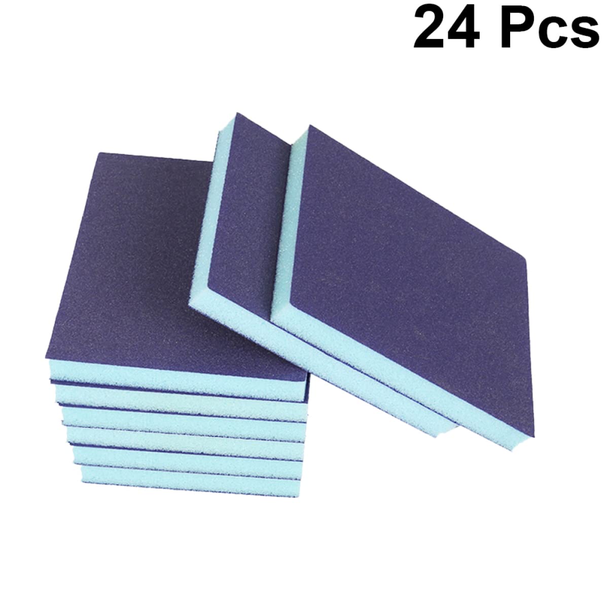 16 Piezas for Herramienta de Limpieza Lijado - Muebles duraderos Madera Carpintería Pulido Bloques de Pared Bloques de Cocina Esponja abrasiva Abrasión Molienda Almohadilla de Piso Mano/707 (Color :
