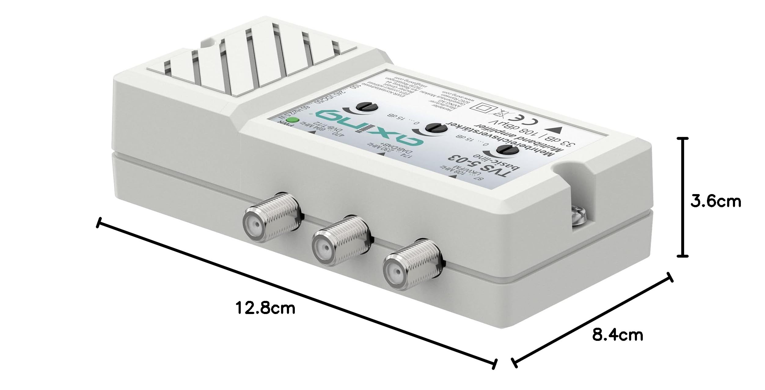 Axing TVS 5-03 Mehrbereichsverstärker 33 dB Antennenverstärker