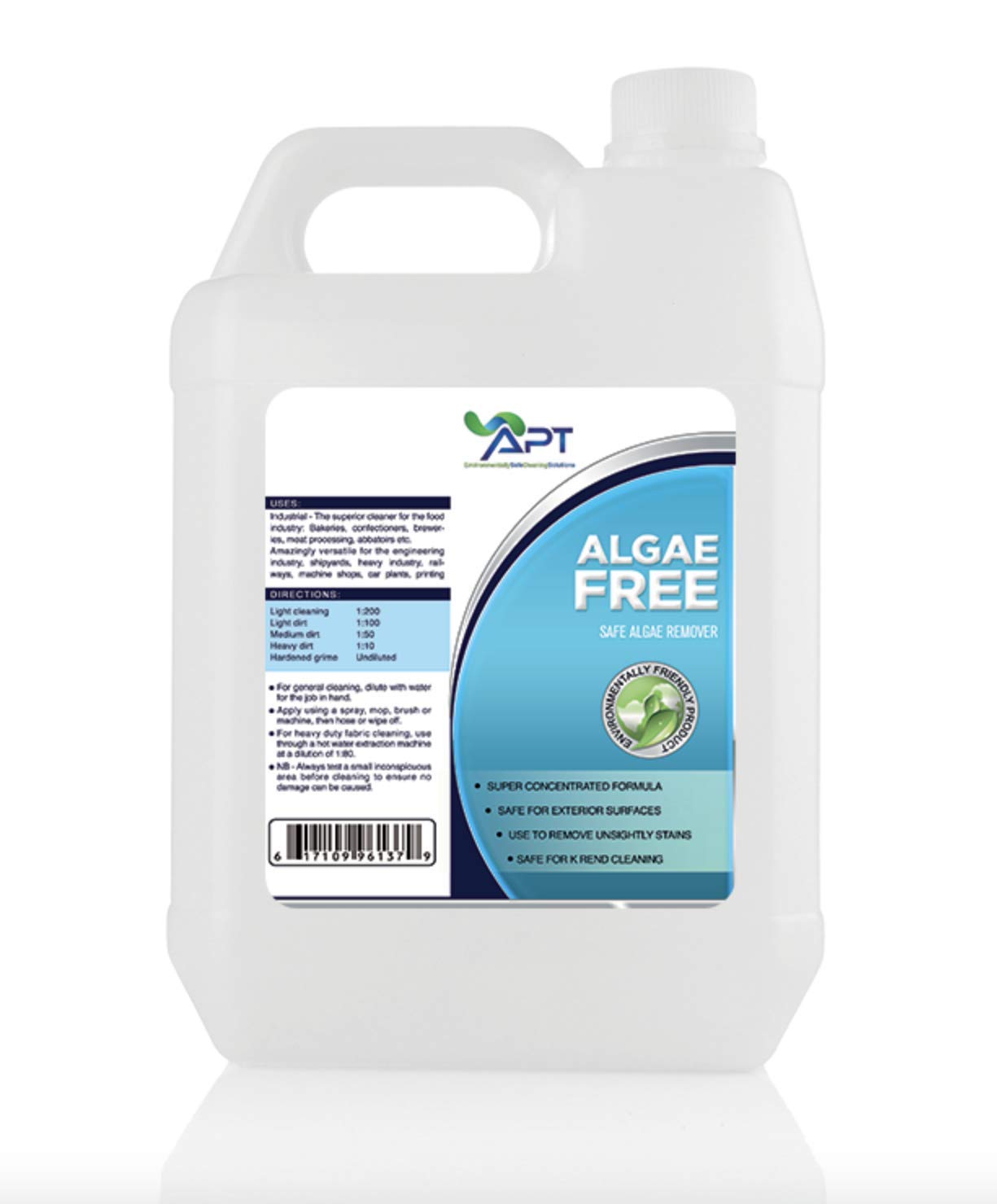 Nettoyage sans algues écologique APT 5 litres anti-dépôt
