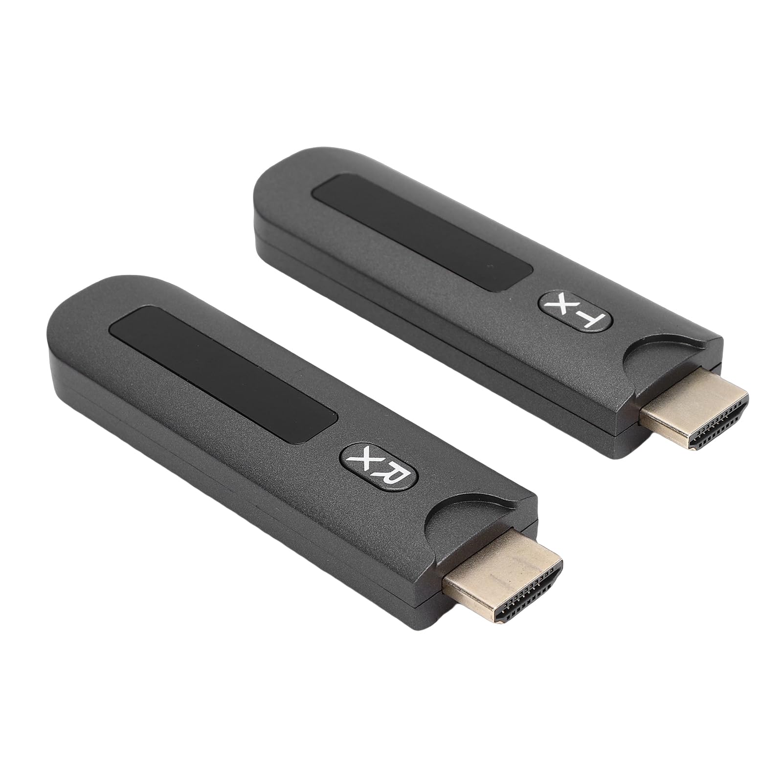 RiToEasysports Bezprzewodowy Nadajnik i Odbiornik HD, Zestaw Przedłużacza Dublowania Ekranu 4K 1080P o Zerowym Opóźnieniu z Zasięgiem 5 GHz WiFi 50 M, do Komputera PC Laptop Projektor Telewizyjny