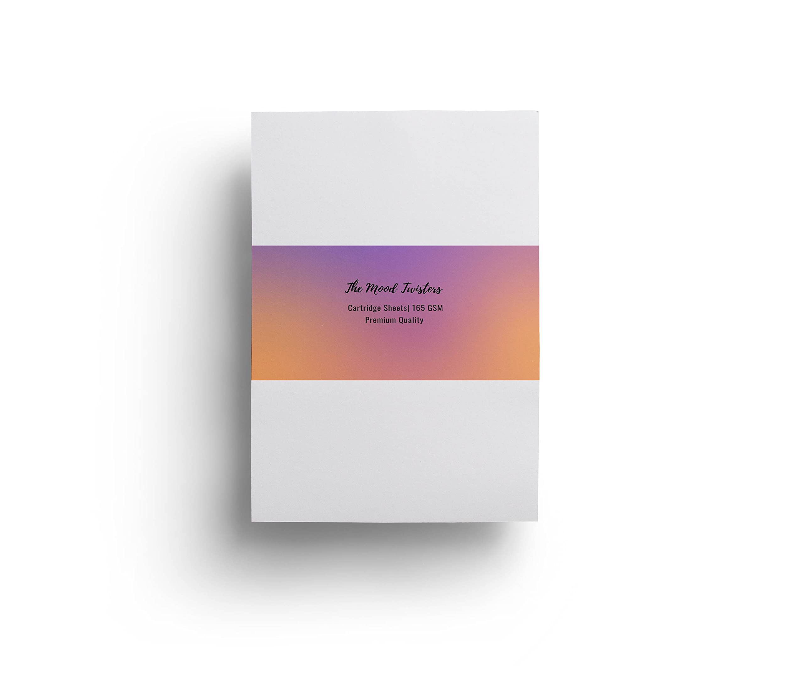 The Mood Twisters 165 GSM Cartridge (A4 50 Sheets) Paper Loose Drawing Sheets Pack White for Sketching Drawing Writing Doodling Wet Dry & Mixed Media (B098TP3NLL) Amazon Price History, Amazon Price Tracker
