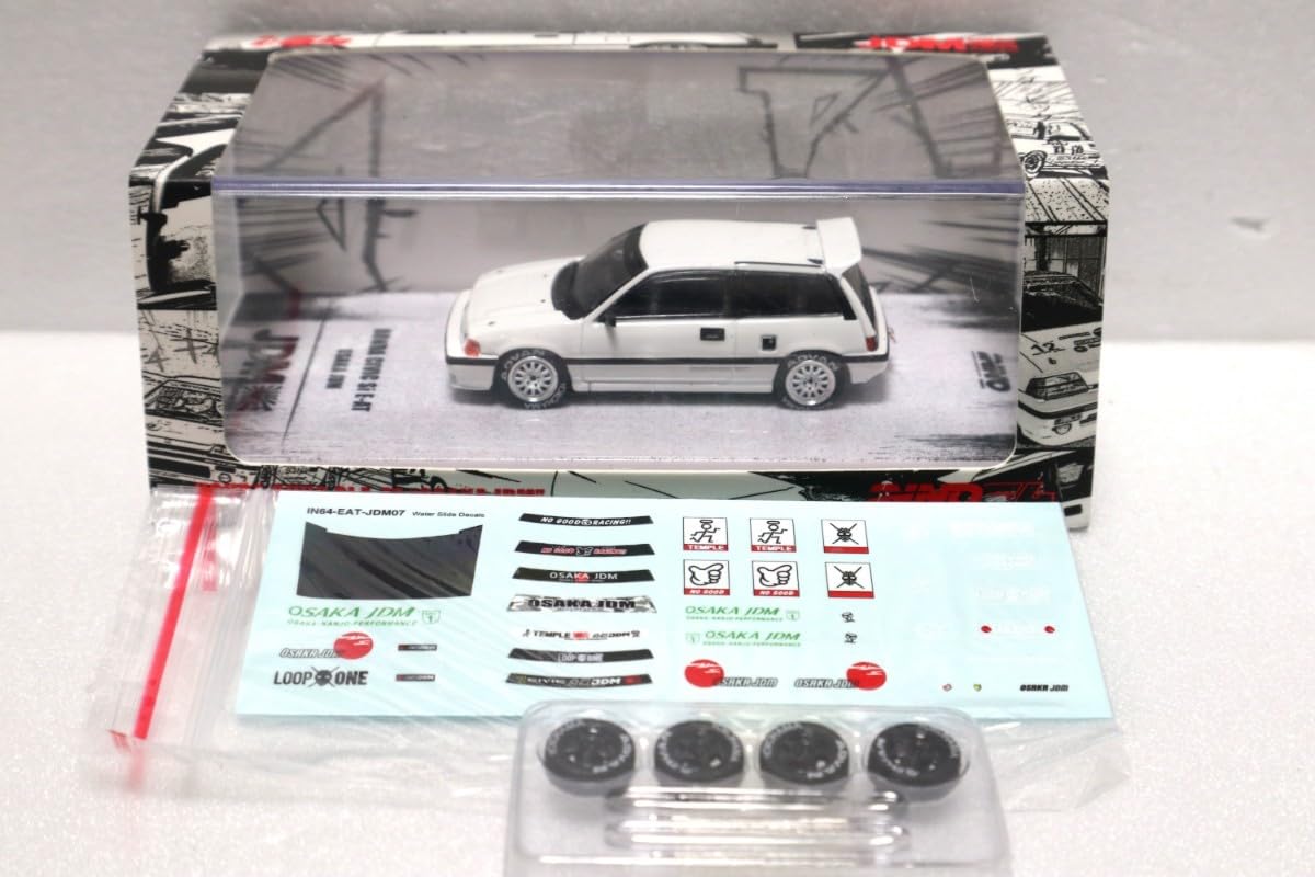Amazon | INNO 1/64 ミニカー シビックSi E-AT 大阪JDM 環状 