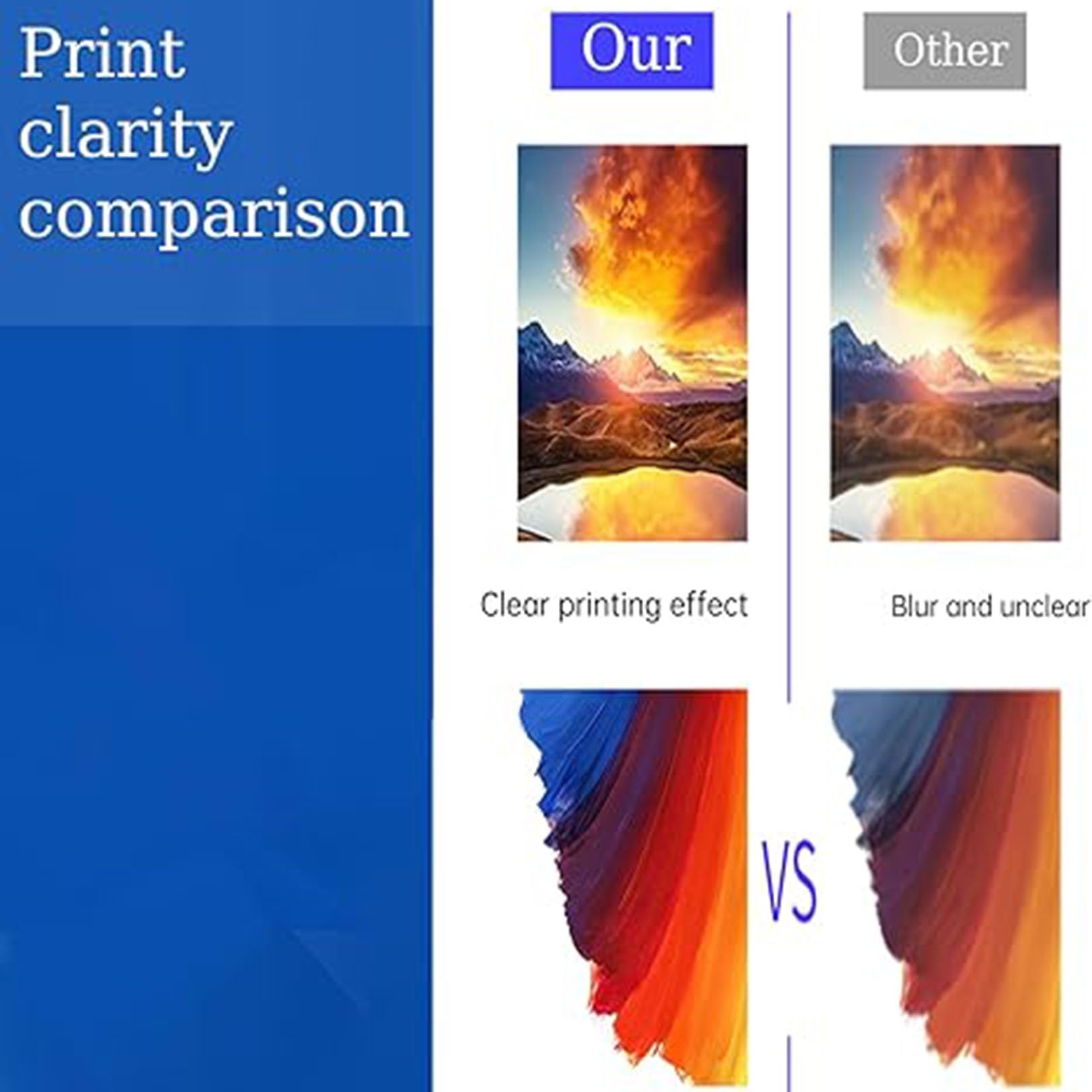 Compatibile con HP 508A (CF360A/CF361A/CF363A/CF362A) Cartuccia Toner ad Alta capacità per Stampante M553n/553X/553dn/M552dn/M577dn/M577f/M577z con Chip Vivid High Print,M-1 Piece