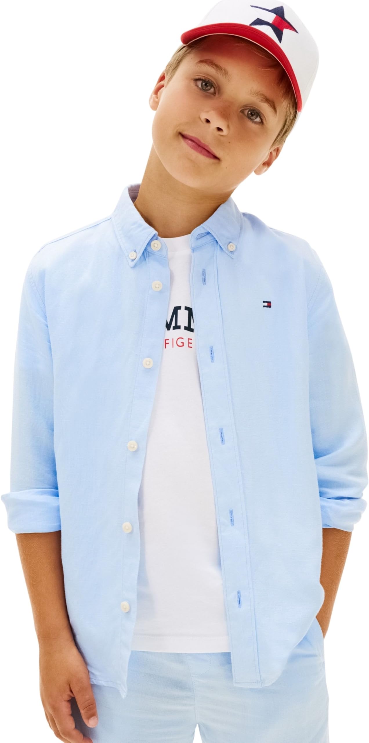 Tommy Hilfiger Camicia Bambino Art KB0KB09550