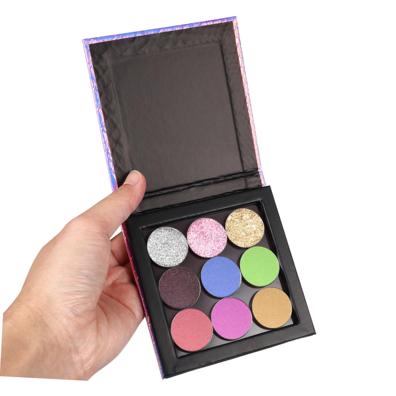 Beavorty 3 Set vassoio per il trucco vuoto ombretto tavolozza trucco magnetica kit palette vuoto per il trucco tavolozze di trucco bordo dei cosmetici condizionatore cosmetico padella