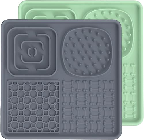 AODALIY Silikon Schleckmatte für Hunde Katze [frei von BPA]+[großer Saugnapf] Hu