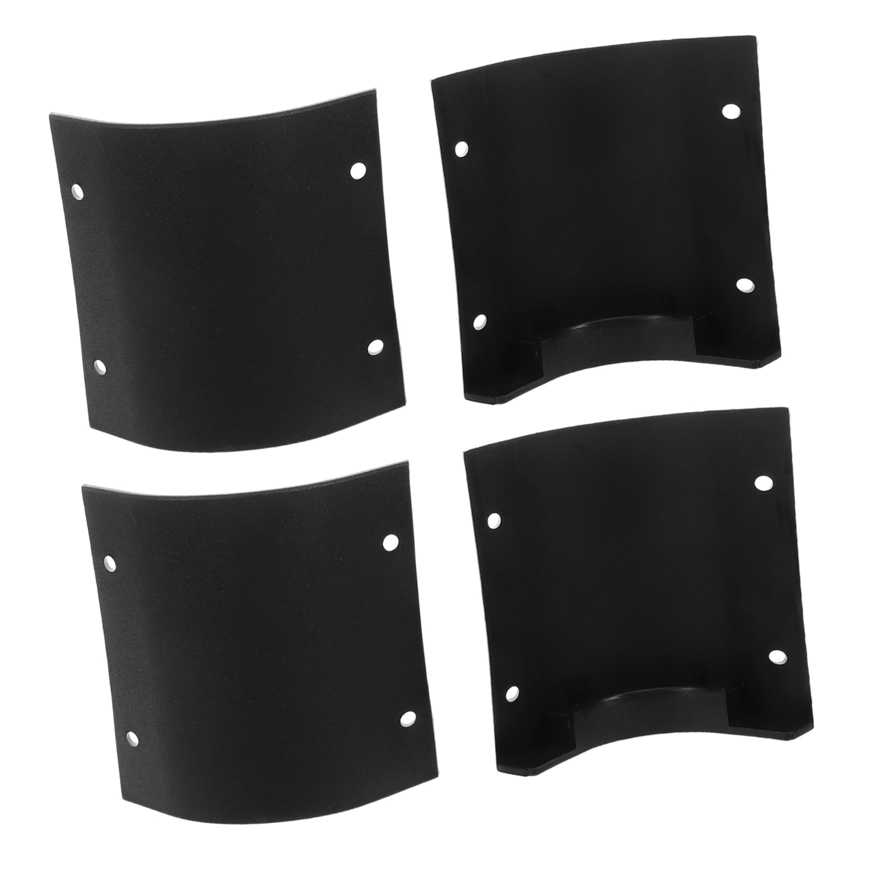 Milisten 4pcs Edge Guards for Air Hockey Ice Hockey Tables Stylish Plastic Protectors Easy to Install and Remove Prevents Impact Damage Versatile Protection for Game Tables