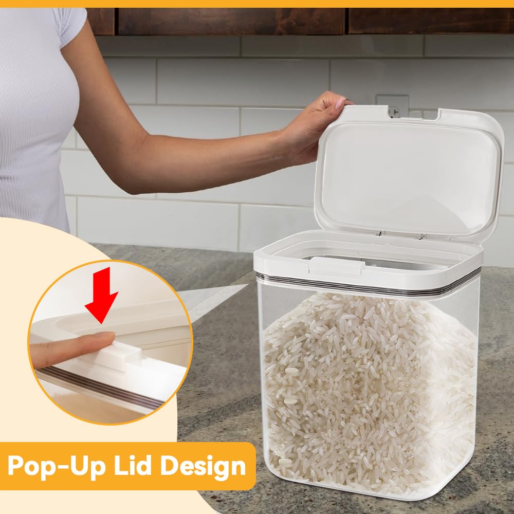 GRANDAT Boite De Rangement Cuisine Lot De (4x4l), Boite Hermetiques