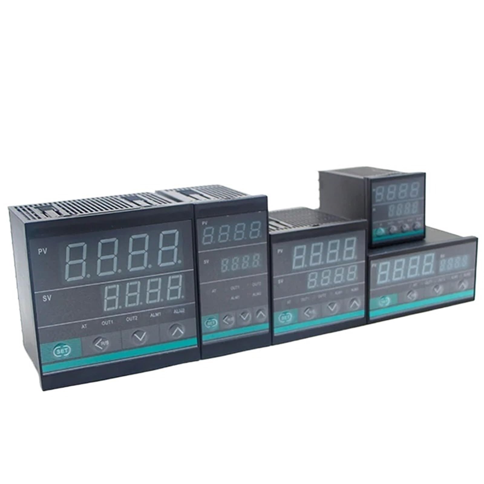 Controlador de temperatura 702 72 * 72mm Multi Input KEJ PT100 0-10V 4-20mA Salida PID de voltaje SSR Relé CA 220V 24VDC 380VDC