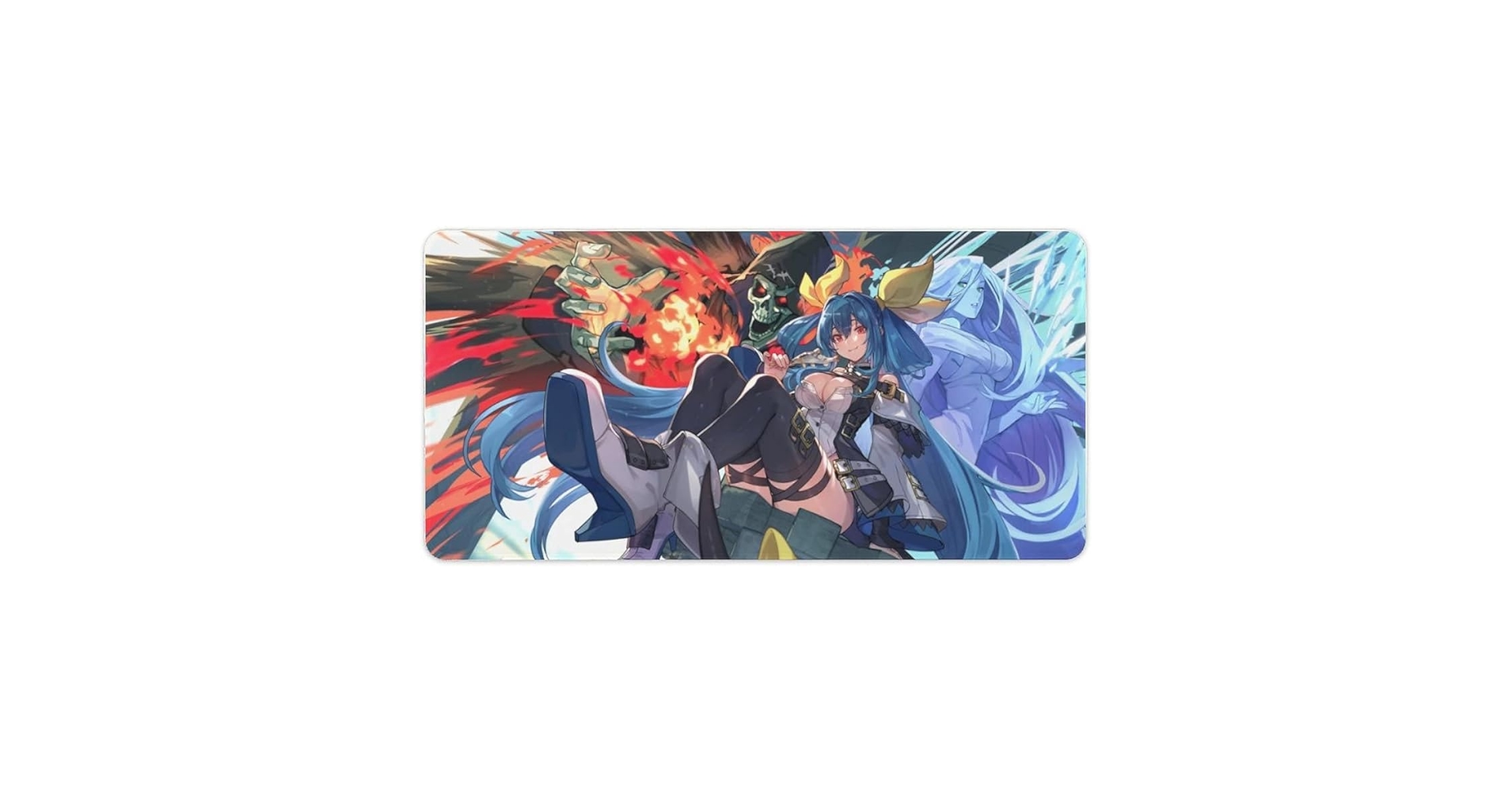 ギルティギア マウスパッド＆Tシャツ2セット＆3Dクリスタル＆B2タペストリー ギルティギア マウスパッド＆Tシャツ2セット＆3Dクリスタル＆B2