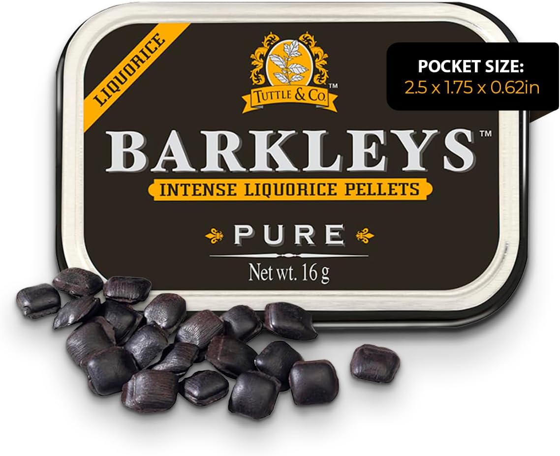 Barkleys Pure Liquorice Pellets, 16 g (Pack of 1)