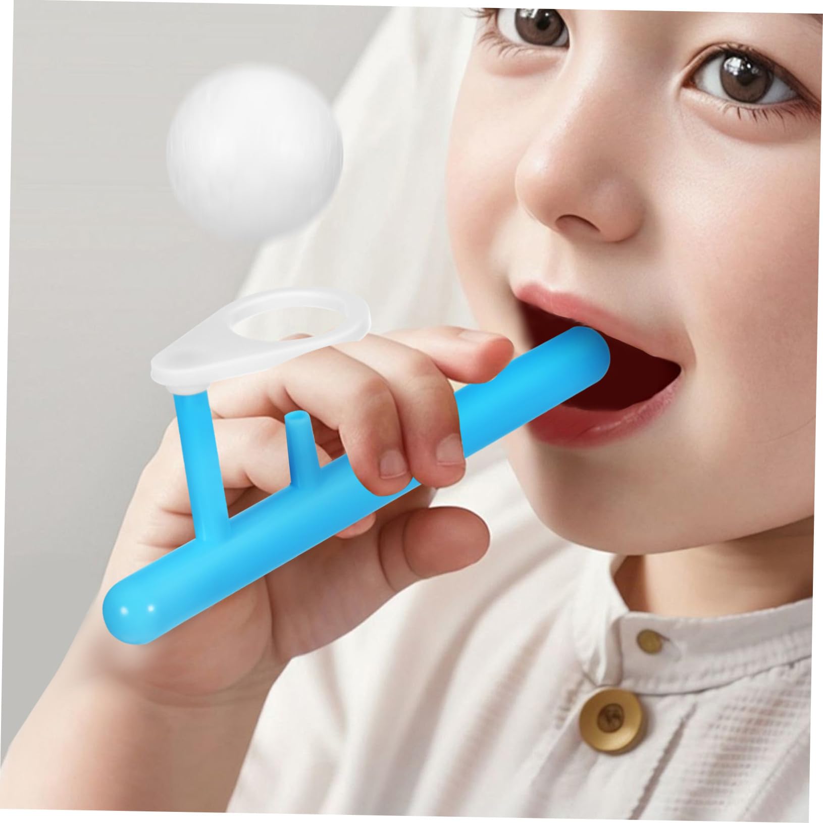 POPETPOP Jeu de Soufflage pour Garçon et Filles 24pcs Balle Flottante D'équilibre en Plastique Léger Facile à Utiliser Moments de Jeu en Famille et Fêtes