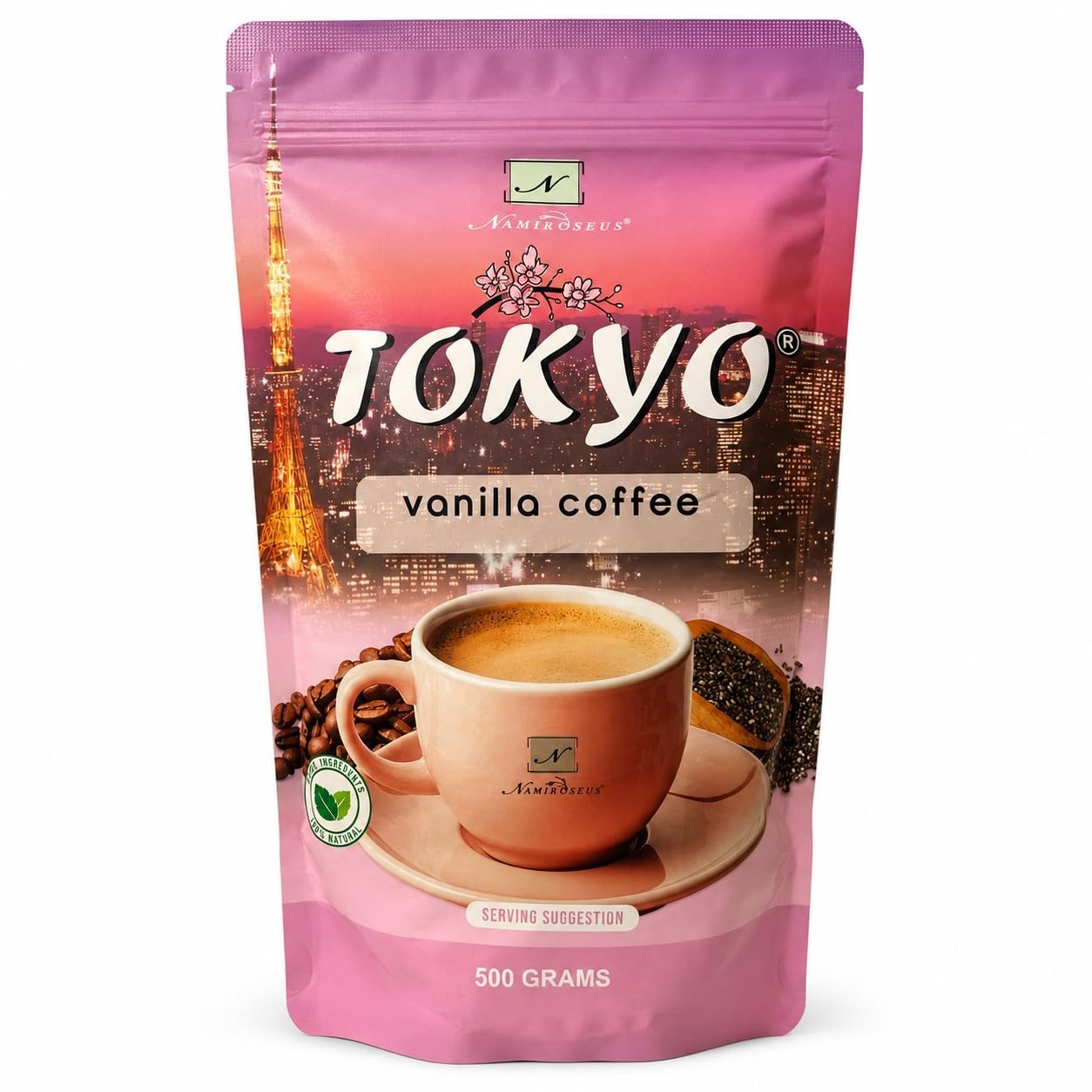 コーヒー Namiroseus TOKYO Vanilla Coffee 500g Amazon.com: Namiroseus TOKYO Vanilla Coffee, 21g x 10 Sachets, 10