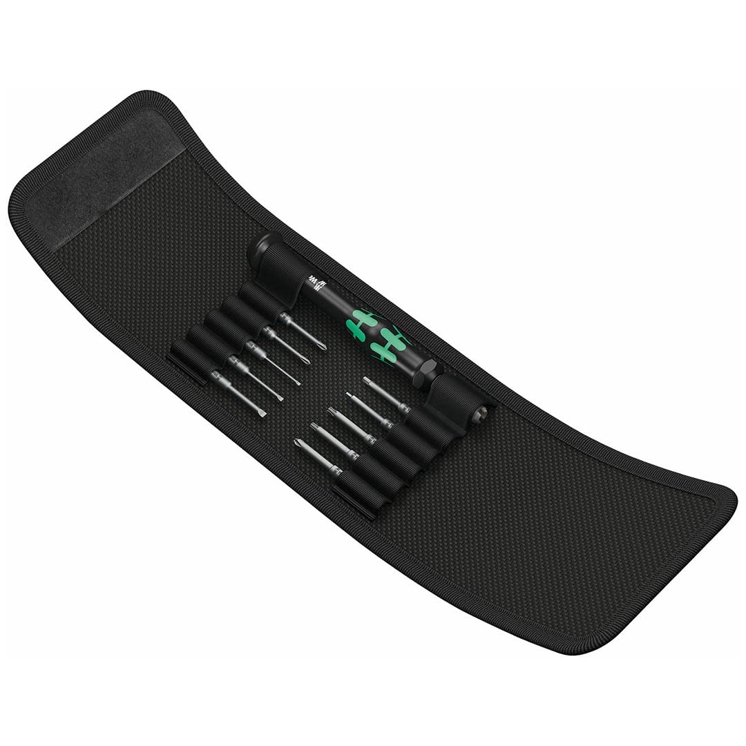 Jeu d'outils Wera Kraftform Kompakt 11 pièces avec porte-embout rapide noir