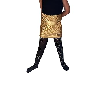 Pocket Girls Leather Lycra Disco Skirt
