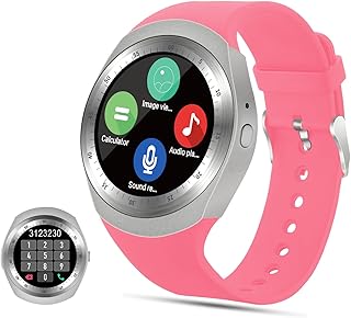 Tipmant Reloj Inteligente Mujer Hombre SN05 Smartwatch Pantalla táctil con Ranura para Tarjeta SIM Podómetro Moviles Baratos y Buenos Pulsera de Actividad para Android Xiaomi Samsung Huawei