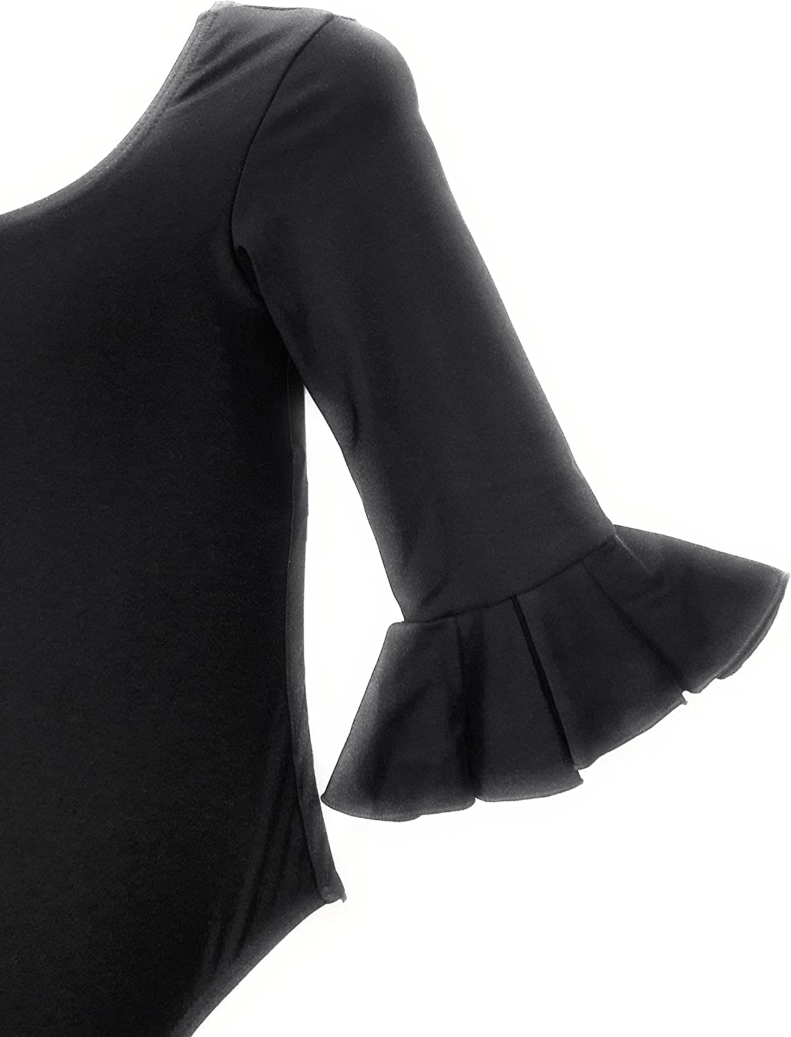 Body negro para flamenco y baile adulto