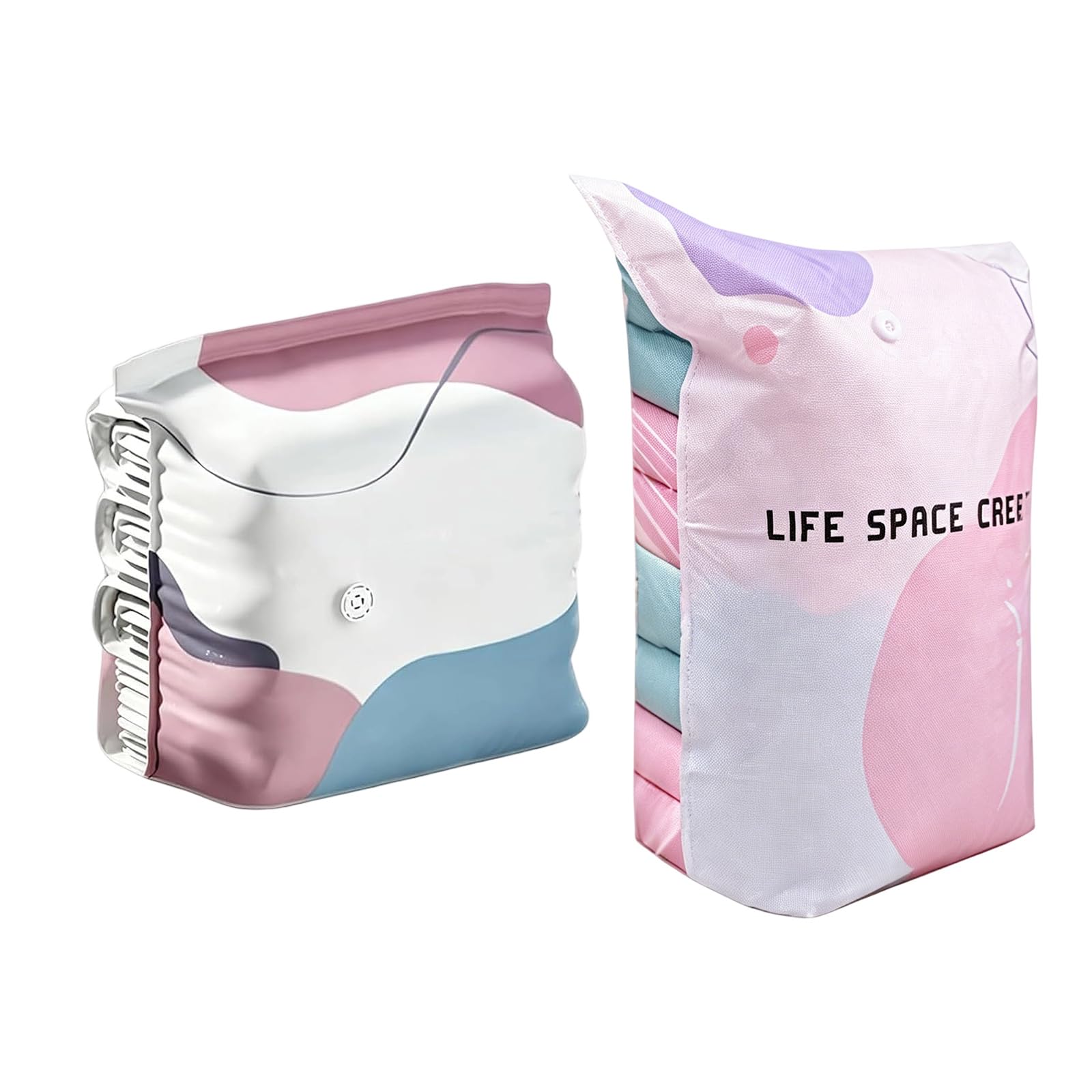 Vacuum Storage Bags Compression |Travel Extra Large Foldable | Space Saving No Pump | for Clothes Bedding Seasonal Storage
