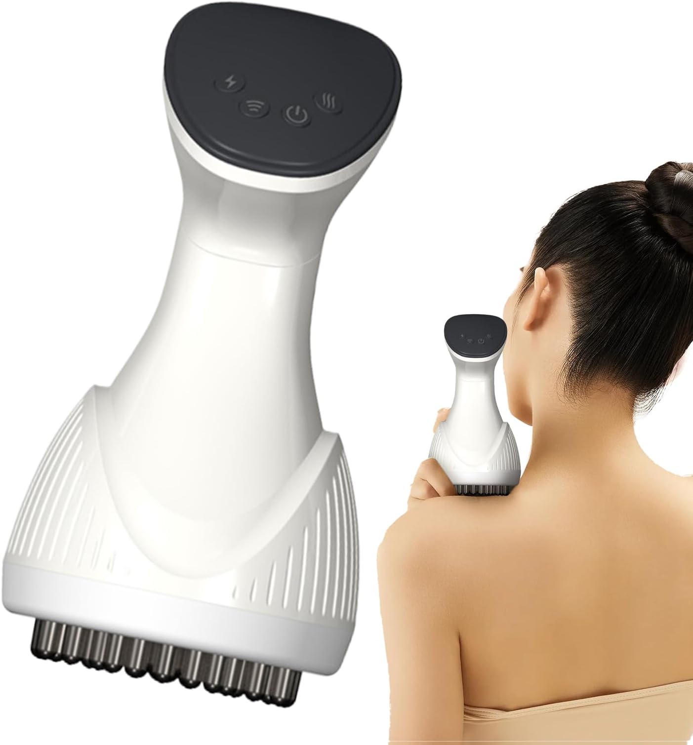 Electric Massager | Shoulders Massage Tool - 12 Speeds Electric Handheld Deep Tissue Massager for Adults Athletes Neck Back