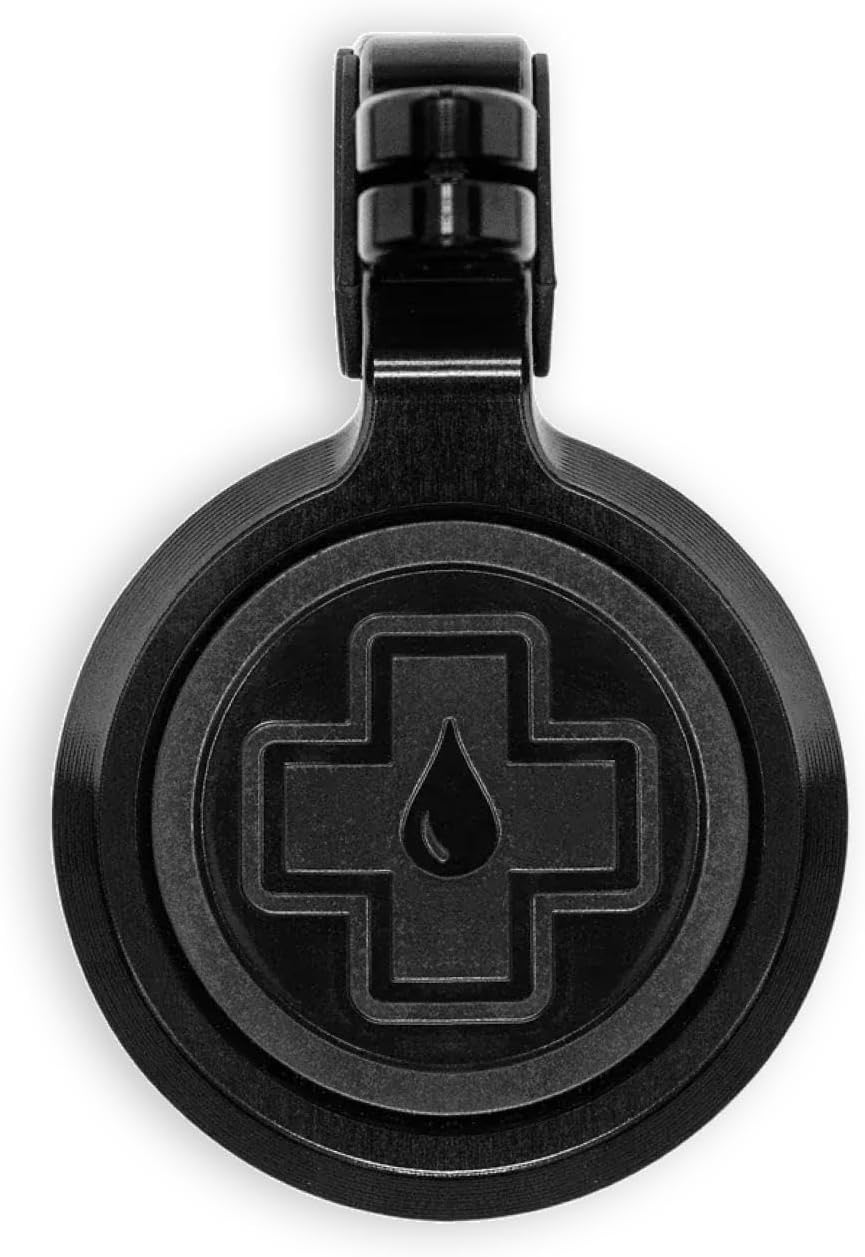 Muc-Off Powersports AirTag Holder - Discreet Air Tag Holder for Motorcycles Compatible with Apple AirTag - Anti-Theft Protection AirTag Bike Mount for Motorbike